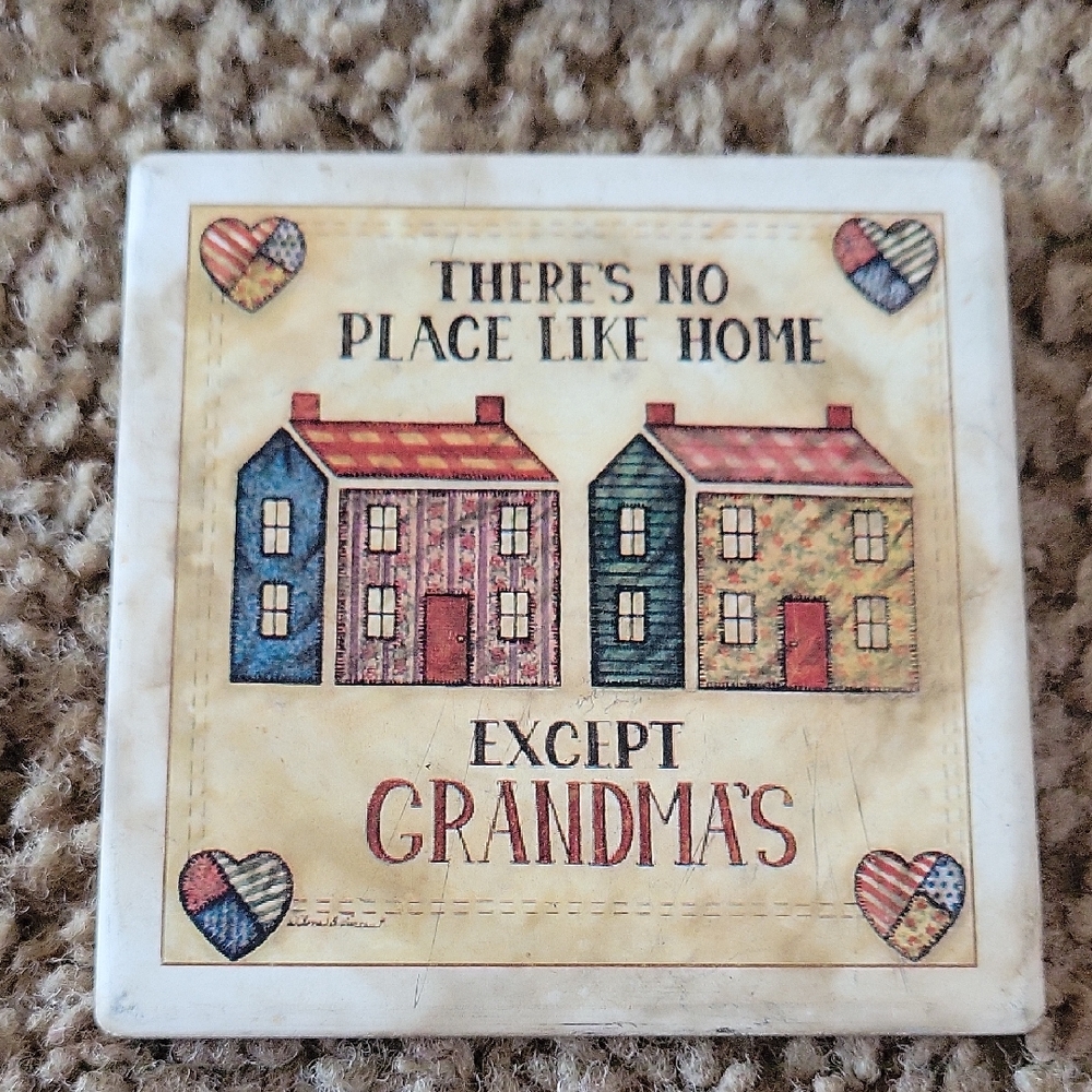 Vintage Ceramic Coaster Set